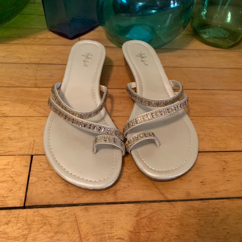 Style & Co. Champagne Colored Hayleigh Sandal